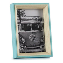 Last inn bildet i Galleri-visningsprogrammet, Fotoramme 3 x 17 x 12 cm Krystall Blå Hvit Tre MDF (6 enheter)
