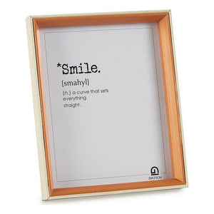Fotoramme 22 x 27 x 3 cm Krystall Brun Hvit Tre MDF (6 enheter)