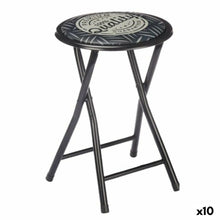 Last inn bildet i Galleri-visningsprogrammet, Sammenleggbar Krakk Quality Svart Grå PVC Metall 30 x 30 x 45 cm (10 enheter)
