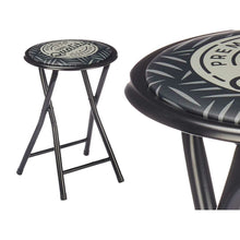 Last inn bildet i Galleri-visningsprogrammet, Sammenleggbar Krakk Quality Svart Grå PVC Metall 30 x 30 x 45 cm (10 enheter)
