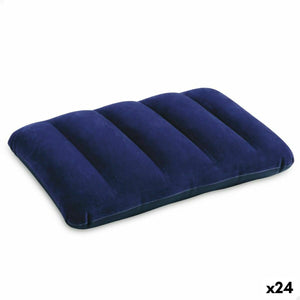 Pute Intex Downy Pillow Blå Oppblåsbar 43 x 9 x 28 cm (24 enheter)
