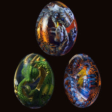 Last inn bildet i Galleri-visningsprogrammet, Meget dekorative og spesielle drage egg i transparent resin som er solid og glassklar. Kan bestilles i flere varianter.
